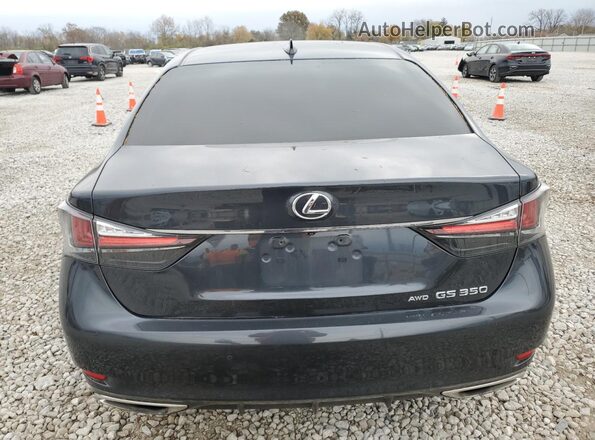 JTHCZ1BL3KA011991 2019 LEXUS GS Blue Вид ззаду