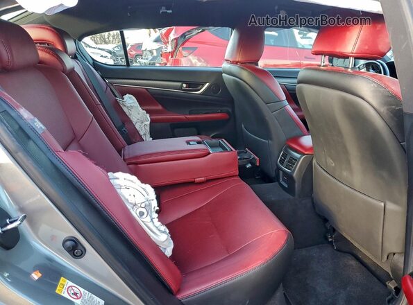 JTHCZ1BL4KA010574 2019 LEXUS GS Gray უკანა სავარძლების ხედი