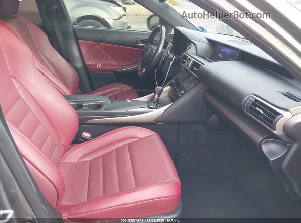 JTHCZ1D21J5014853 2018 LEXUS IS 350 Серый Вид салона спереди
