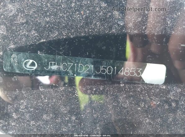 JTHCZ1D21J5014853 2018 LEXUS IS 350 Серый 