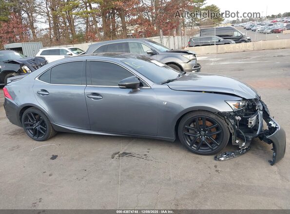 JTHCZ1D21J5014853 2018 LEXUS IS 350 Серый Вид задней части салона