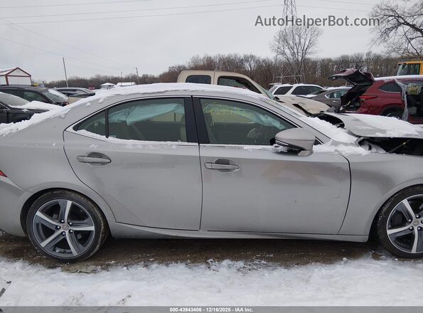 JTHCZ1D29J5014678 2018 LEXUS IS 350 Серебряный Вид задней части салона