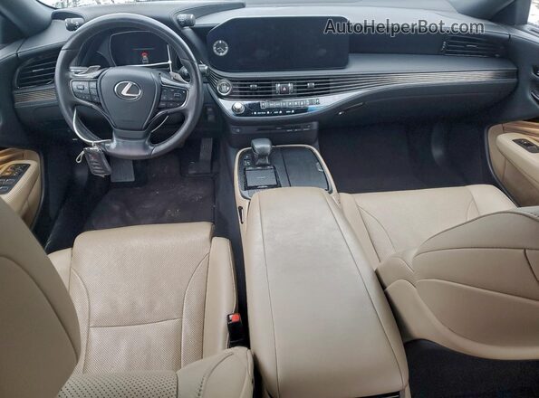 JTHD51FF3M5013790 2021 LEXUS LS Silver წინა პანელის ხედი