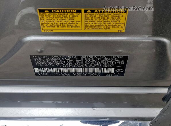 JTHD51FF3M5013790 2021 LEXUS LS Silver ძრავის განყოფილების ხედი
