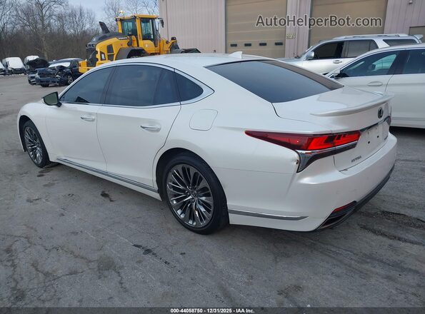 JTHD51FF8L5011967 2020 LEXUS LS 500 White Հետևի ձախ