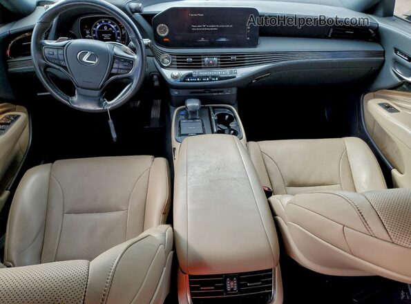 JTHD51FFXM5013995 2021 LEXUS LS White წინა პანელის ხედი