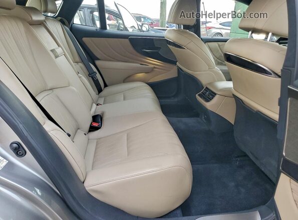 JTHD51GF5N5010664 2022 LEXUS LS Silver Rear seats view