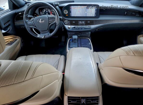 JTHD51GF5N5010664 2022 LEXUS LS Silver Dashboard view