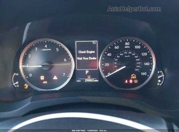 JTHD81F23L5040359 2020 LEXUS IS 300 Black Հետևի նստատեղերի տեսք