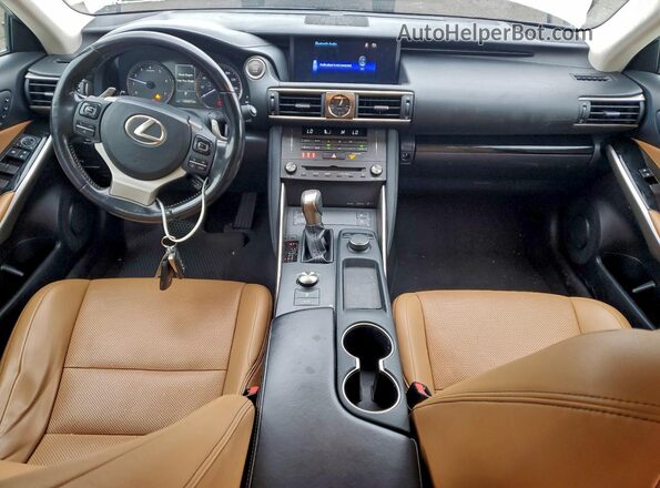 JTHD81F29L5042990 2020 LEXUS IS White Առջևի վահանակի տեսք