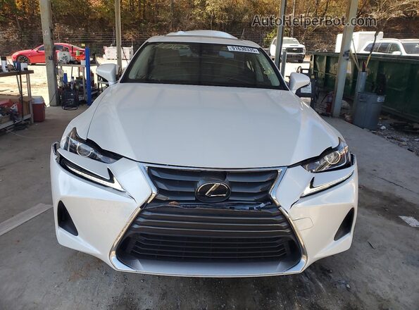 JTHDA1D21L5107063 2020 LEXUS IS White Front view