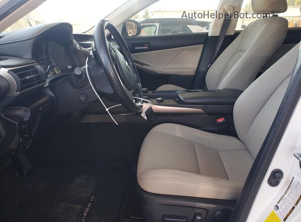 JTHDA1D21L5107063 2020 LEXUS IS White Front interior view