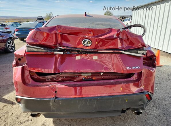 JTHDA1D23R5128909 2024 LEXUS IS Red Rear view