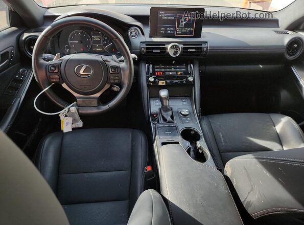 JTHDA1D23R5128909 2024 LEXUS IS Red Dashboard view