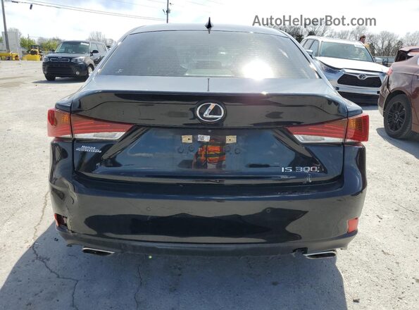 JTHDA1D25L5106899 2020 LEXUS IS Black Հետևի տեսք