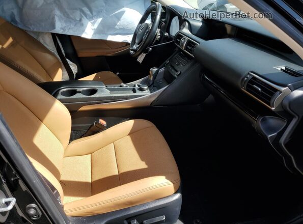 JTHDA1D25L5106899 2020 LEXUS IS Black Սալոնի դիմացի տեսք