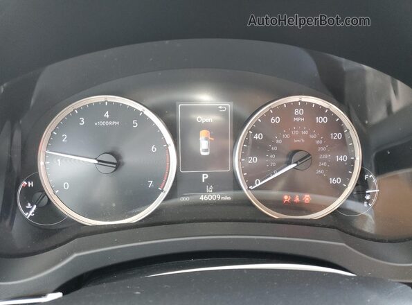 JTHDA1D25L5106899 2020 LEXUS IS Black Սարքավորումների վահանակի տեսք