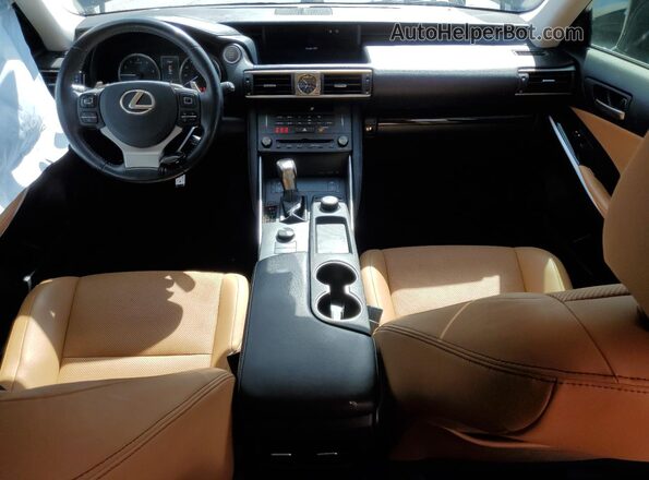 JTHDA1D25L5106899 2020 LEXUS IS Black Առջևի վահանակի տեսք
