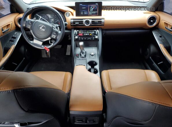 JTHDA1D25N5118862 2022 LEXUS IS Gray Առջևի վահանակի տեսք