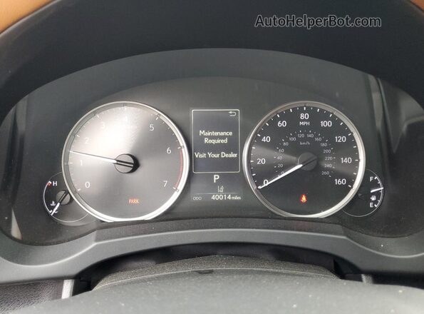 JTHDA1D25N5118862 2022 LEXUS IS Gray Սարքավորումների վահանակի տեսք