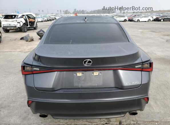 JTHDA1D25N5118862 2022 LEXUS IS Gray Հետևի տեսք