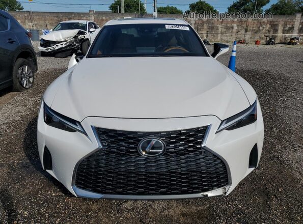 JTHDA1D25N5120854 2022 LEXUS IS White VIN կոդի պիտակի տեսք
