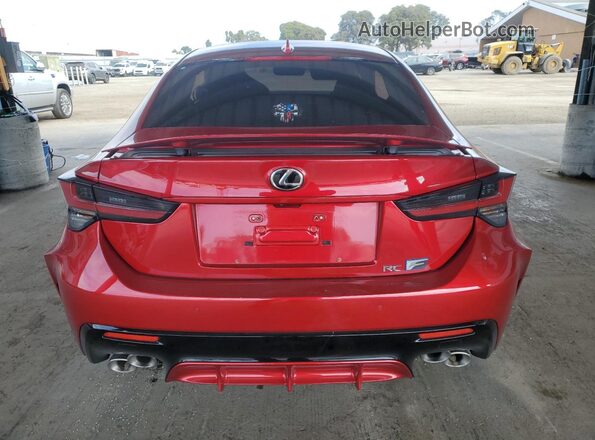 JTHDP5BC9L5007665 2020 LEXUS RC-F Red Rear view