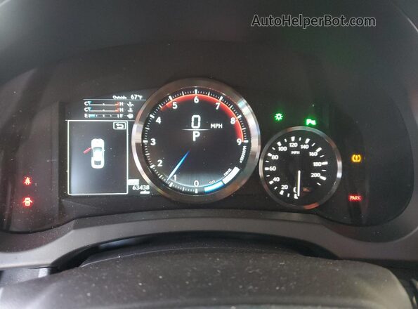 JTHDP5BC9L5007665 2020 LEXUS RC-F Red Instrument cluster view