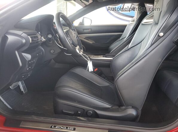 JTHDP5BC9L5007665 2020 LEXUS RC-F Red Front interior view
