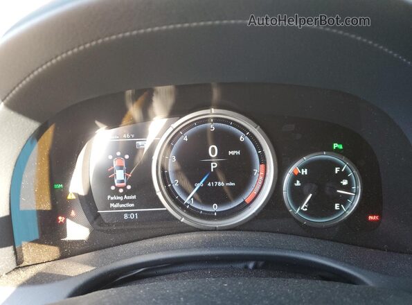 JTHEZ1BL6LA019867 2020 LEXUS GS Silver Вид щитка приладів