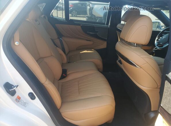 JTHG5LFF9M5014113 2021 LEXUS LS White Հետևի նստատեղերի տեսք
