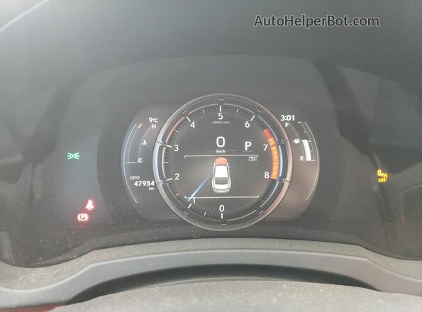 JTHG81F21P5052304 2023 LEXUS IS White Vista del cuadro de instrumentos