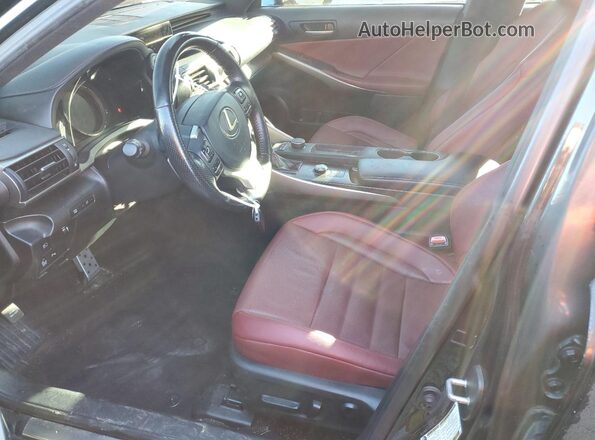JTHGA1D23L5101505 2020 LEXUS IS Black Вид салону спереду