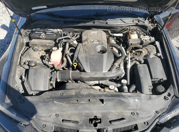 JTHGA1D23L5101505 2020 LEXUS IS Black Вид задньої частини салону