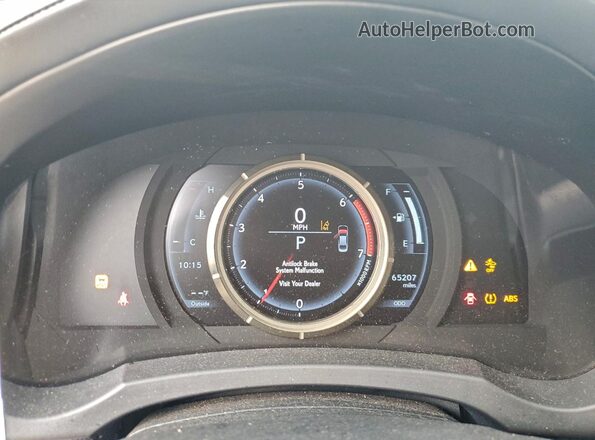 JTHGA1D25L5103255 2020 LEXUS IS Белый Вид щитка приборов