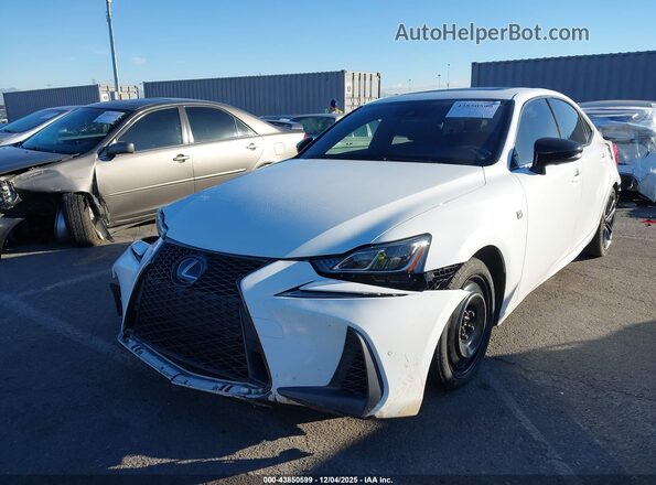 JTHGA1D26L5106102 2020 LEXUS IS 300 White წინა მარცხენა ხედი სამი მეოთხედიდან