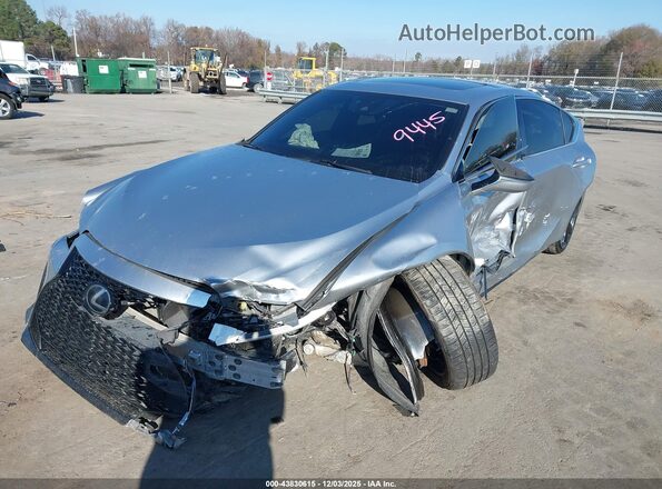 JTHGZ1B20M5039445 2021 LEXUS IS 350 Silver წინა მარცხენა ხედი სამი მეოთხედიდან