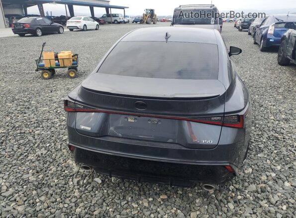JTHGZ1B21M5043682 2021 LEXUS IS Gray Вид ззаду