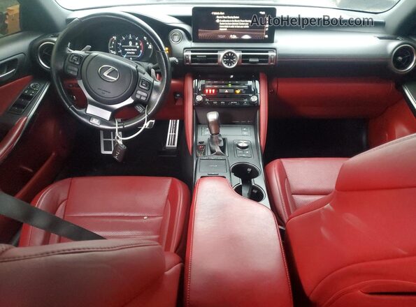 JTHGZ1B21M5043682 2021 LEXUS IS Gray Вид панелі приладів