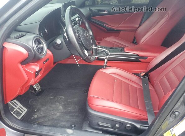 JTHGZ1B21M5043682 2021 LEXUS IS Gray Вид салону спереду