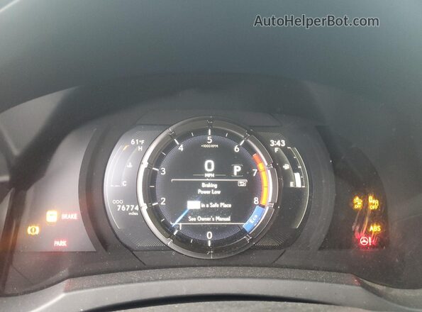 JTHGZ1B21M5043682 2021 LEXUS IS Gray Вид щитка приладів