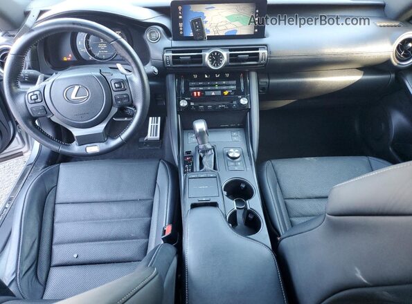 JTHGZ1B23M5041691 2021 LEXUS IS Silver Dashboard view