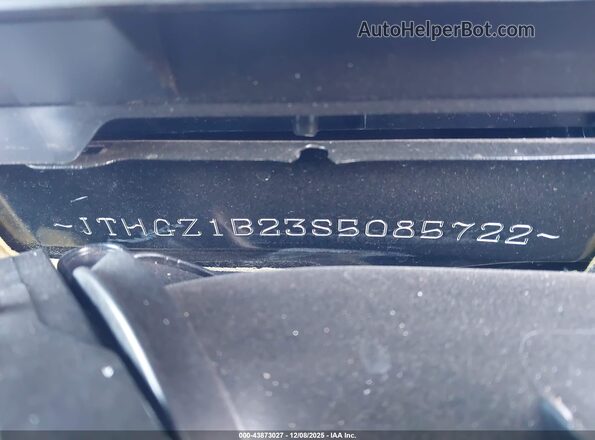 JTHGZ1B23S5085722 2025 LEXUS IS 350 Black Вид підкапотного простору