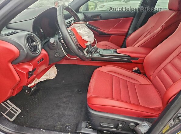 JTHGZ1B25R5072805 2024 LEXUS IS Gray Widok wnętrza z przodu