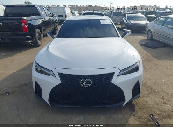 JTHGZ1B26P5066119 2023 LEXUS IS 350 White ხელსაწყოთა პანელის ხედი