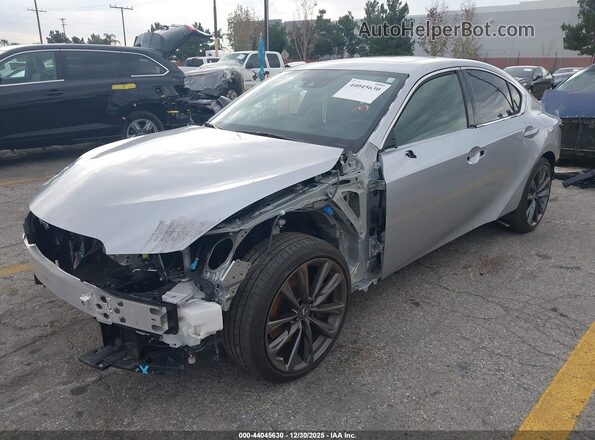 JTHGZ1B28N5054485 2022 LEXUS IS 350 Gray წინა მარცხენა ხედი სამი მეოთხედიდან