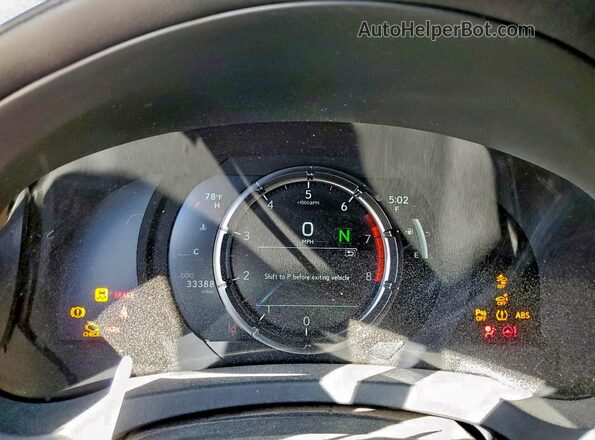JTHGZ1B28P5065585 2023 LEXUS IS Gray Vista del cuadro de instrumentos
