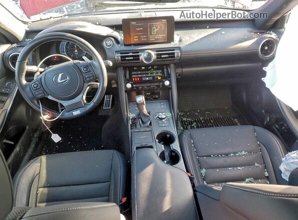 JTHGZ1E22M5019760 2021 LEXUS IS Темно-бордовый Вид панели приборов