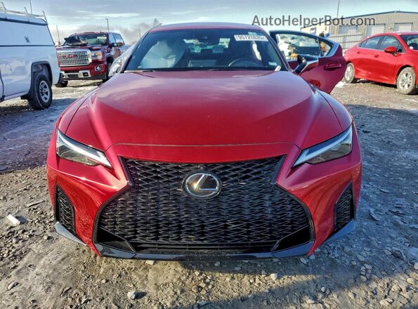 JTHGZ1E22M5019760 2021 LEXUS IS Темно-бордовый Вид спереди