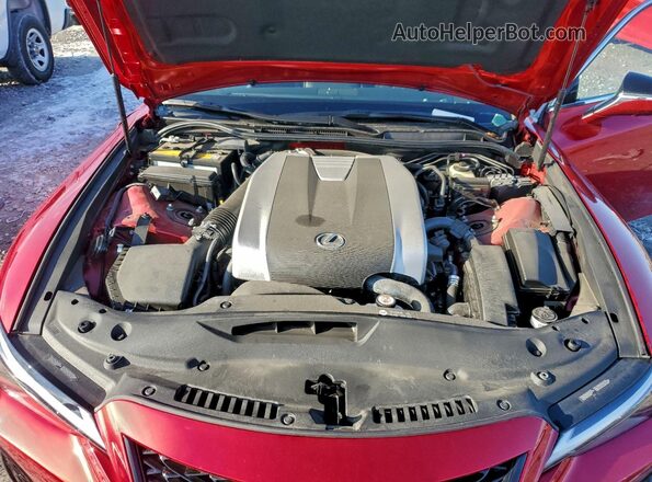 JTHGZ1E22M5019760 2021 LEXUS IS Темно-бордовый Вид задней части салона